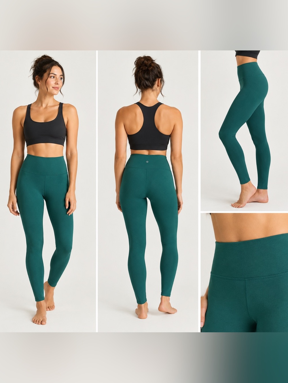 Lululemon High-Waist Seamless Leggings in Teal